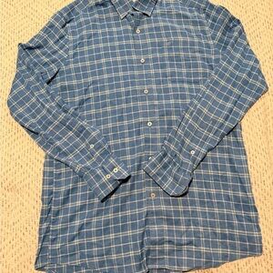 Southern Tide Blue Plaid Classic Fit Shirt